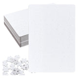 20 Sets Sublimation A4 Jigsaw With 120 Pcs DIY Heat Press Transfer Pearl Blank Puzzle