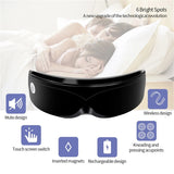 Smart soothing USB wireless charging magnetic needle therapy vibration improving eyesight eye massager