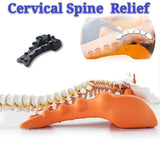 Correct Cervical Vertebra Lumbar Traction Straight Spine Relax Massage Board Brace Back Stretching Device Health Care
