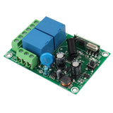 433Mhz Universal Wireless Remote Control AC 220V 2-Channel Relay Receiver Module For Garage Door Lamp Bulb Light