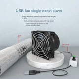USB Adjustable Speed Solder Absorber ESD Fume Extractor Duct Exhuast with 1M Pipe Tub Router Working Fan