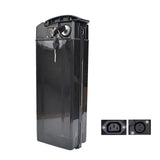 Secure Bike Battery Box Ebike Holder Case, Large Capacity, Perfect for Electric Vehicles, Black PVC Material