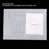100pcs Disposable Skin-Friendly Cleaning Colostomy Pouch Bag Economical One-Piece System Portable Stoma Care Bags