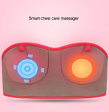 Charging Electric Massage Bra Vibration Chest Massager Growth Enlargement Enhancer Breast Heating Stimulator hine USB