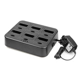 RT22 walkie talkie set of six+RTC22 six way charger