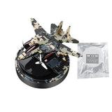 Solar Air Freshener Helicopter Automatic Rotation Essential Oil Diffuser Dashboard Camouflage Ornament Car Accessories