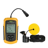 LUKY FFC1108-1 LCD Screen Portable Wired Fish Finder 100M Depth Range Sonar Echo Sounders Fishfinder Fishing Tackle