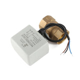 Long-Lasting Manual Power Electric Actuator DN32 w Control Ball Vae Brass Plastic Material OEM ODM Supported Water Media