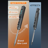 Intelligent Station Soldering Iron Two Power Supplying Mode 50-400 ℃ Temperature Regulation Dynamic Detection DC9-24V