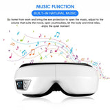 6D Eye Massager Compression Acupressure Eye Care Device Wrinkle Fatigue Relieve Vibration Massage Hot Compress Therapy Glasses