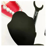 6Pcs Dental Photo Contrast Background Board Autoclavable Oral Cheek Plate Intraoral Photographic Mirror Palatal Black Contraster