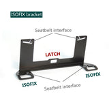 Universal Car Child Seat Restraint Anchor Mounting Kit - Replacement for ISOFIX Latch Interface Bracket