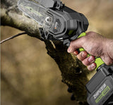 4 Inch Mini Electric Chain Saw With Indicator Rechargeable Woodworking Tool For 21V Battery