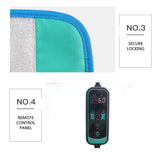 Slimming massage belt heat electric pulses tone abdominal muscle stimulator EMS acupuncture tens physiotherapy