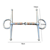 Bit Horse Mouth Piece Equestrian Supplies Larger Rings