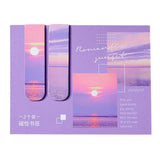 Series Double-sided Magnet Bookmark Romantic Cloud Sky Landscape Magnetic Bookmar Book Lovers for Reading