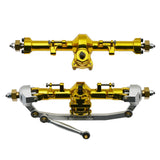 For Axial SCX24 1/24 RC Crawler Car Metal Front & Rear Axle Complete Axles With Drive Shaft Upgrade Parts Accessories