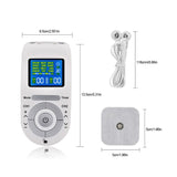LCD 100-250uS Pulse Massager Muscle Stimulator EMS Low Frequency Nerve Muscle Stimulator Physiotherapy Relaxation Treatments