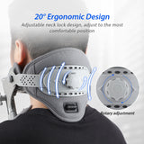 Electric Heating Stretcher Medical Support Traction Brace Collar Heat Treatment Massager Neck Correction Repair