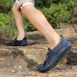 Couple outdoor hiking barefoot wide last casual sports fitness comprehensive indoor training shoes breathable