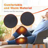 2PCS Self Heating Braces Sleeve Tourmae Support Keep Warm Knee Pads For Cold Legs Arthritis Joint Pain Relief