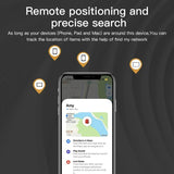 Smart Bluetooth-compatible GPS Tracker for Air Itag Via IOS Find My App to Locate Card Wallet iPad Keys Kids Dog Anti-lost Alarm