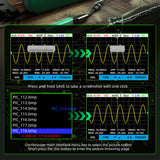 OT2 Mini Digital Portable Oscilloscope 10MHz Signal Generator Waveform Output 48MSa/s Sampg Rate Electronics Repair Tools