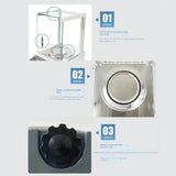 1/10000 0.1mg High Accuracy Lab Analytical Temperature Compensation Balance Scale 220g/120g