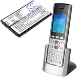 Cordless Phone 1200mAh / 4.44Wh Battery For Grandstream GS-01 WP820 DP730 WP810 GMD1208 Volts 3.70V