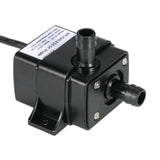 Ultra-quiet Mini DC12V Micro Brushless Water Oil Pump Waterproof Submersible Fountain Aquarium Circulating 240L/H 5W Lift 3M