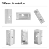 Aluminum Coog Block Compatible with Creality Extruder and Ender S1/S1 Vermoon V1/V1 PRO 3D Printers