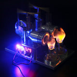 Double Cylinder Stirling Motor Model With Voltage Display Meter Science Experiment Engine Teaching Tool