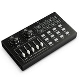 I10 Multifunction Live Sound Card Mic Voice Control Live Streaming for Pc Computer Headphone Dsp Audio Chip Studio Audio Mixer