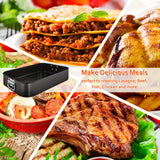 1pc, Lasagna Pan, Baking Pan For Oven, 40.64x30.48x7.62 Cm Baking Dishes For Oven, Roasting Pan Brownie Pan With Handles, Rectangle Cake Pans Sets For Baking, Deep Baking Pan, Nonstick Bakeware