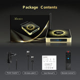 X96 X10 TV Box Android 11 DDR4 Amlogic S928X Support 8K USB3.0 5G Wifi 1000M LAN BT5.2 vs h96 max v58 mecool km2 plus dee