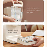15Bar Espresso Offee hine Maker Retro Style Semiautomatic Italian Steam Type Milk Foam 2 and 1 Handles Easy To Use