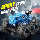 2023 New Dinosaur 6WD Sound And Light Jet Off-road Remote Control Stunt Car Children's Toy Birthday Gift