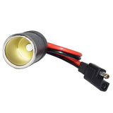 Female 14 AWG with Polarity Reverse Adapter Car Chargers Cigarette Lighter To SAE Cable 30cm