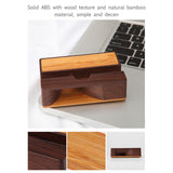 Mobile Wooden Cell Stand with Sound Amplifier Phone Holder Desk Support