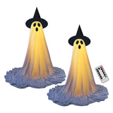 Halloween LED Glow Ghost Holiday Ghosts Shape Lights Luminous Hangable Pendant Horror Props Festival Party Decoration