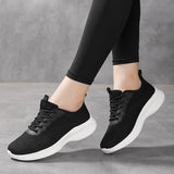 Women's spring and autumn mesh breathable sports casual lightweight single student running shoes, soft soled travel shoes