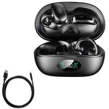 Bone Conduction Headphones TWS Wireless Headphones Bluetooth 5.3 Earphones Earclip Earbuds Sports HIFI Bass Headsets