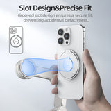 Portable Magnetic Mount Phone Holder Aluminum Alloy for DJI OSMO Mobile 6/SE/5/4 SE/4 Compatible with iPhone 15/14/13/12