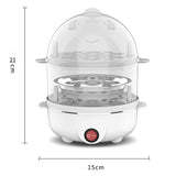 Multifunctional Electric Cooker - Double Layers Boiler for Rapid Breakfast Cooking