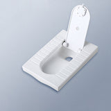 Modern simple ceramic squat toilet with cover for home use