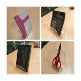 Acrylic Book Stand with Ledge Clear Display Easels Plate for Books Display, Music Sheets, Artworks, CD, (5Large+5Small)