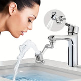 1PC Bathroom Faucet Extender,1440° Swivel Robotic Arm Swivel Extension Faucet Aerator