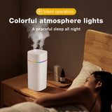 600ML Double Spray Port Air Humidifier Luminous Essential Oil Aromatherapy Humificador Cool Mist Maker er Purify for Home