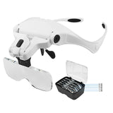 1x 1.5x 2x 2.5x 3.5x 5 lens magnifying glasses for eyelash extensions Led magnifying glasses for cosmetic beauty stores