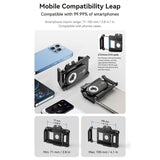 APEXEL Mobile Microscope Lens LED/ UV Lights Built-in CPL Filter Battery with Universal Phone Clip for iOS Android